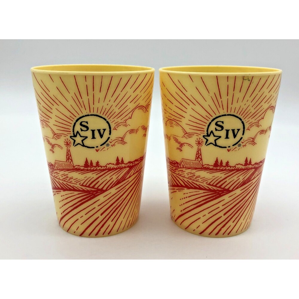 Makers Mark Bourbon Whiskey Plastic Cup 12oz Set of 2 KY Distillery Party Bar